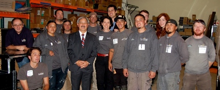 Mayor Ed Lee solar Luminalt san francisco